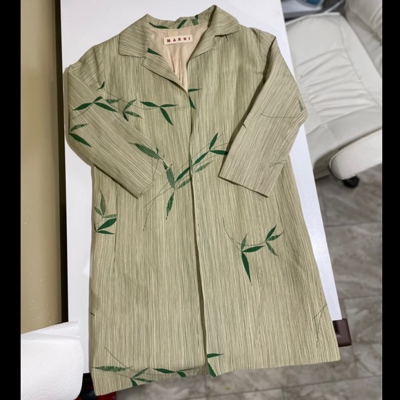 RARE Vintage MARNI Floral Print Coat - Picture 15 of 15